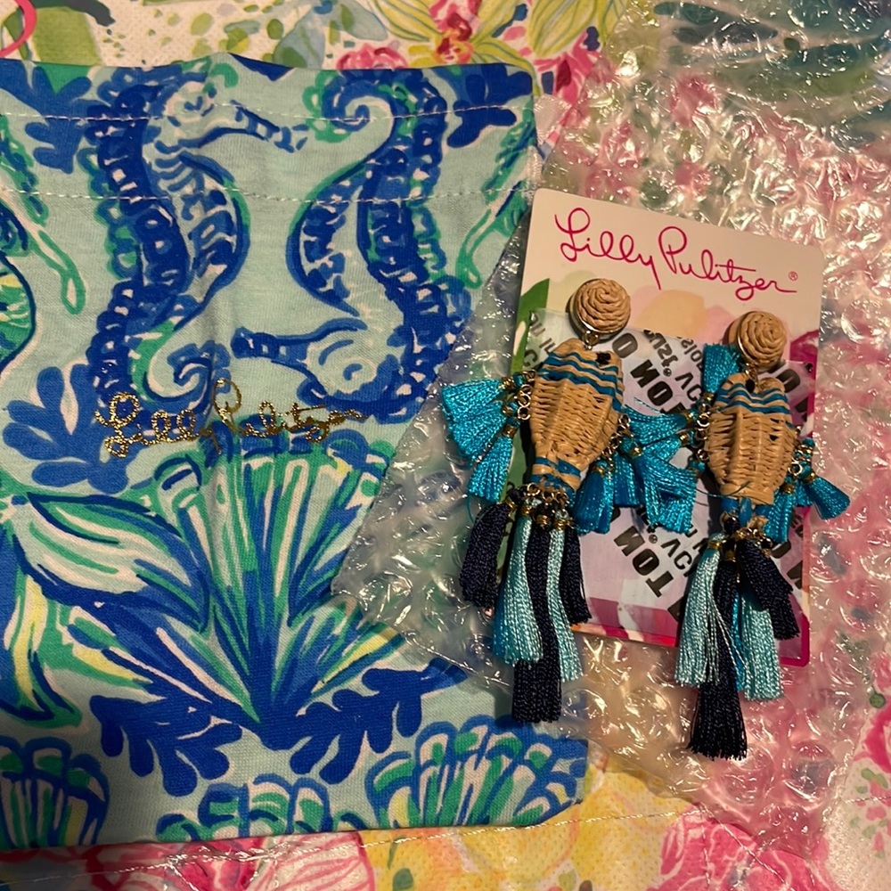 Lilly Pulitzer Fish earrings